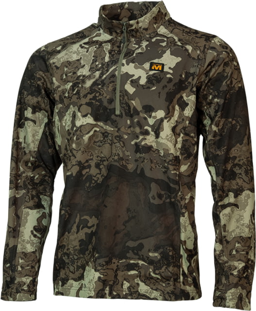 Muddy DV8 Quest Midweight Quarter Zip Veil Canyon Grey 3XL