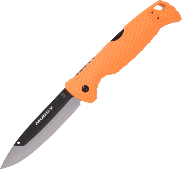 Muddy Swap Folding Knife 3.5 in 420J2 Steel GFN Handle Orange - Muddy