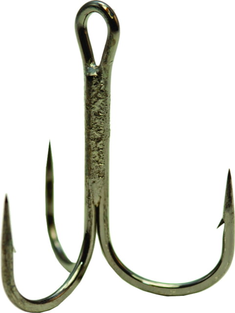 Mustad UltraPoint KVD Elite Triple Grip Treble Hook Needle Point Wide Gap Ringed Eye Black Nickel Size 4 6 per Pack