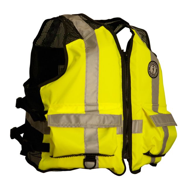 Mustang Survival High Visibility Industrial Mesh Vest - SM/MED - Yellow/Black