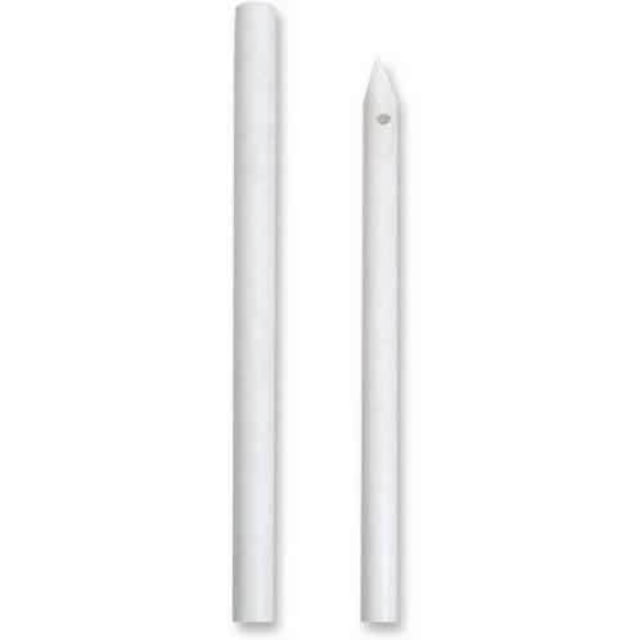 Muzzy Fiberglass ShaftBare w/Cross Hole Drilled/Nock End Tapered White 32in M