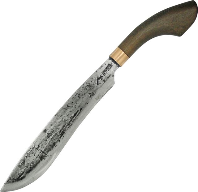 My Parang Golok 135 Fixed Blade Knife 12in 5160 Carbon Steel Wood Handle MYP GLK 135 - My Parang