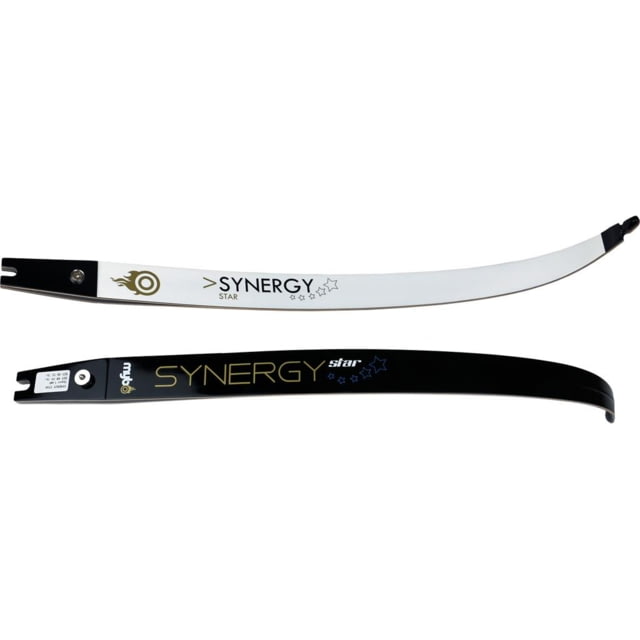 Mybo Synergy Star Recurve Limbs 66 in. 22 lbs White - Mybo