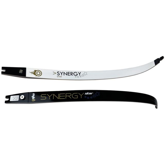 Mybo Synergy Star Recurve Limbs 70 in. 34 lbs White - Mybo