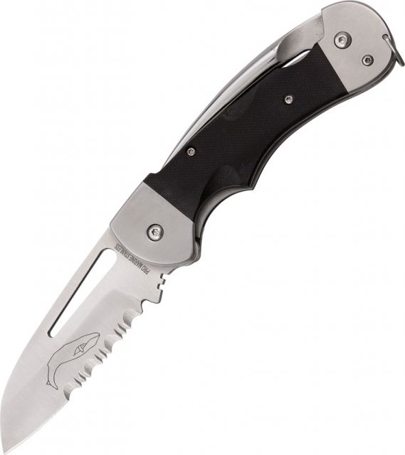 Myerchin Offshore Partially Serrated Blade 4.75in. Closed MYB300P - Myerchin