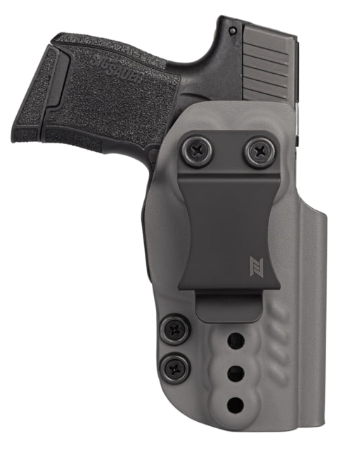 N8 Tactical Xecutive IWB Holster 1911 3in Barrel Right Hand Kydex Grey Medium - N8 Tactical
