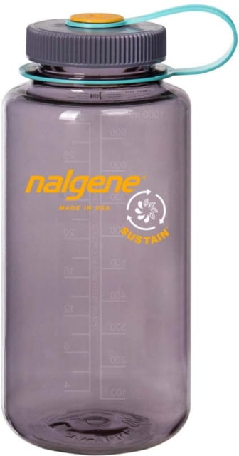 Nalgene Wide Mouth Sustain Water Bottle 32 oz Aubergine