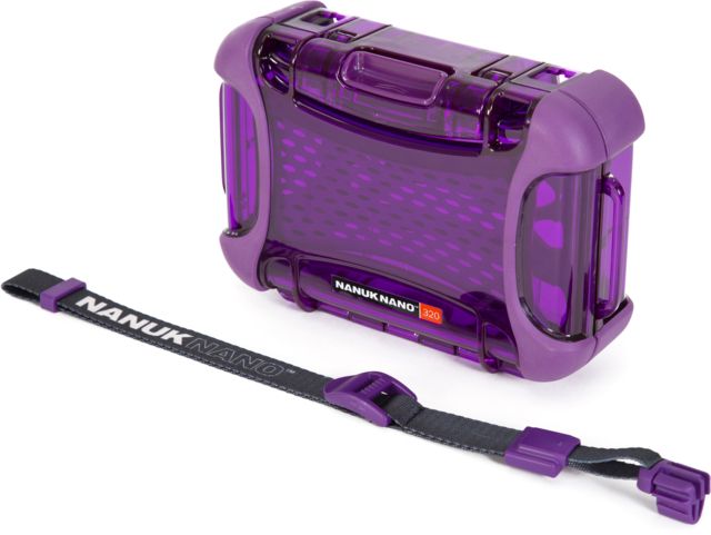 Nanuk 320 Nano Small Protective Case6.3x4.7x2.2in Purple - Nanuk