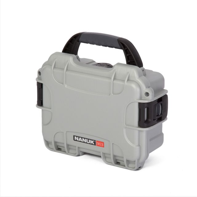 Nanuk 903 Hard Plastic Case Silver Small - Nanuk