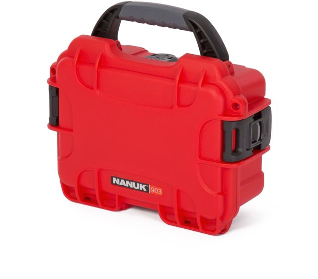 Nanuk 903 Protective Case w/ Cubed Foam Red Small - Nanuk