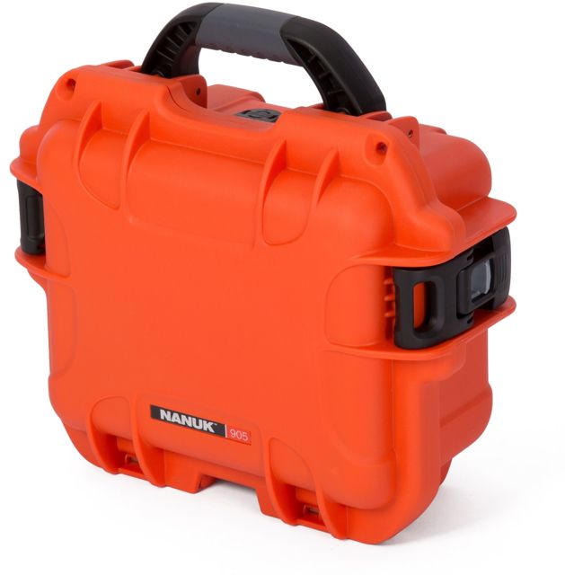 Nanuk 905 Protective Case w/Padded Divider Orange Small - Nanuk