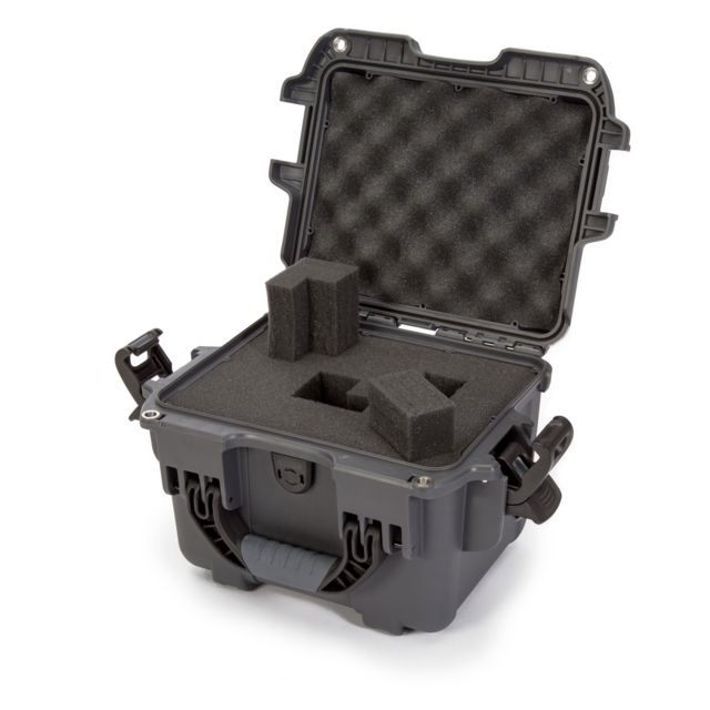 Nanuk 908 Protective Case w/ Cubed Foam Graphite Small - Nanuk