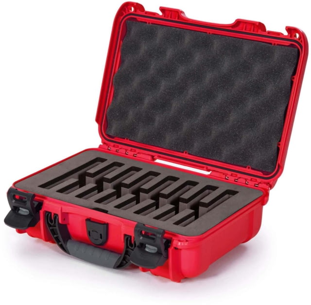 Nanuk 909 Case with Foam Insert for 8 Knives Red - NANUK