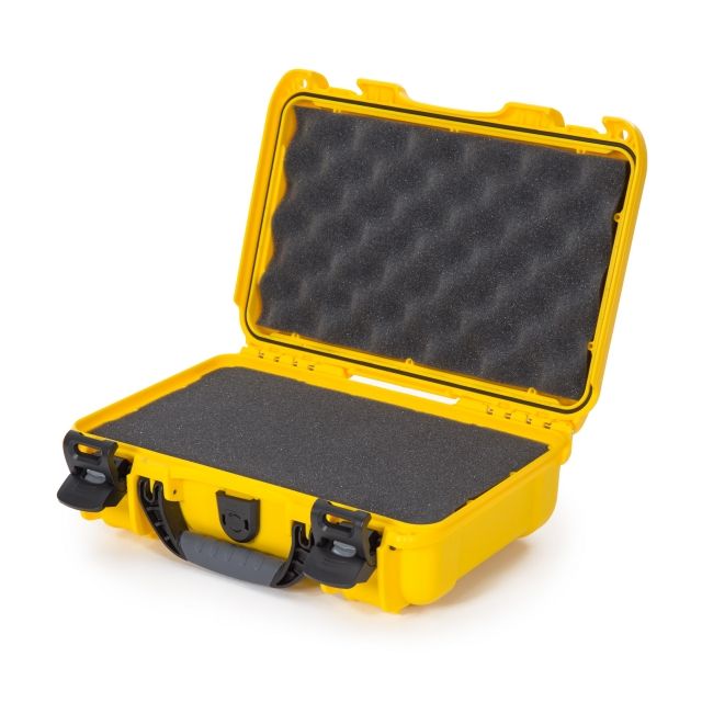 Nanuk 909 Protective Case w/ Cubed Foam Yellow Small - Nanuk