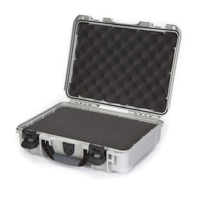 Nanuk 910 Protective Case w/ Cubed Foam Silver Small - Nanuk