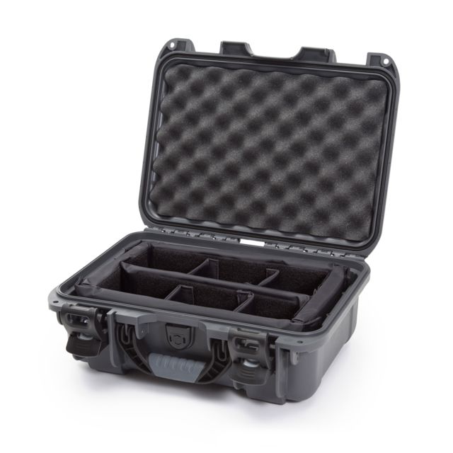 Nanuk 915 Protective Case w/Padded Divider Graphite Medium - Nanuk