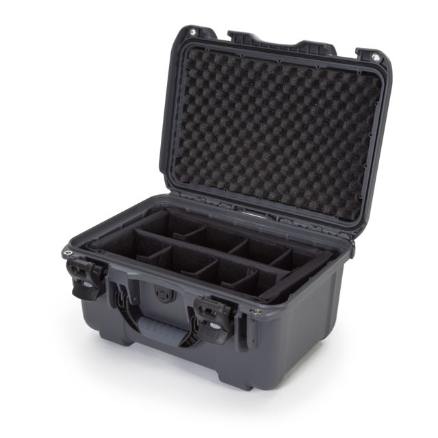 Nanuk 918 Protective Case w/Padded Divider Graphite Medium - Nanuk