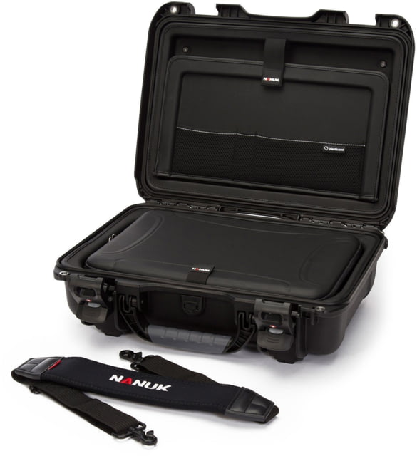 Nanuk 923 Laptop Case w/ Strap Black Medium - Nanuk