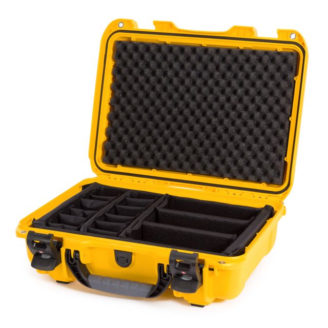 Nanuk 923 Hard Case w/ Padded Divider Yellow - Nanuk