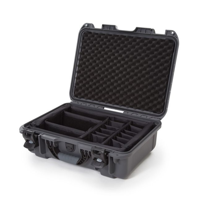 Nanuk 925 Protective Case w/Padded Divider Graphite Medium - Nanuk