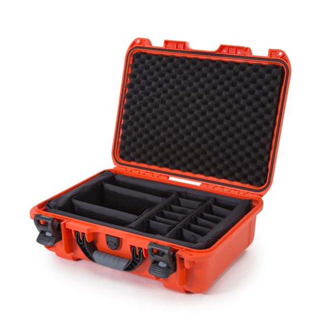 Nanuk 925 Protective Case w/Padded Divider Orange Medium - Nanuk
