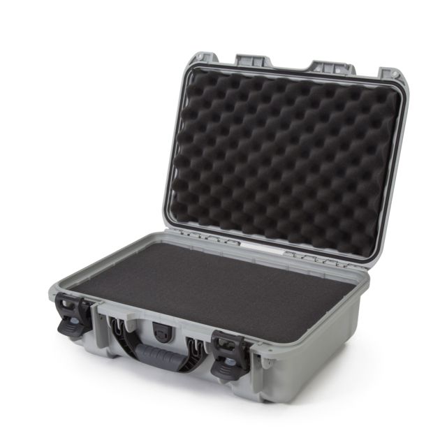 Nanuk 925 Protective Case w/ Cubed Foam Silver Medium - Nanuk