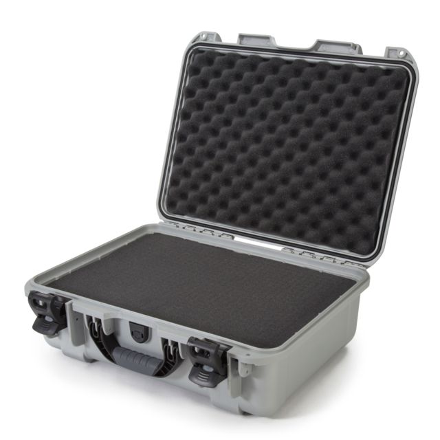 Nanuk 930 Protective Case w/ Cubed Foam Silver Medium - Nanuk