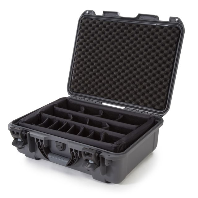 Nanuk 930 Protective Case w/Padded Divider Graphite Medium - Nanuk