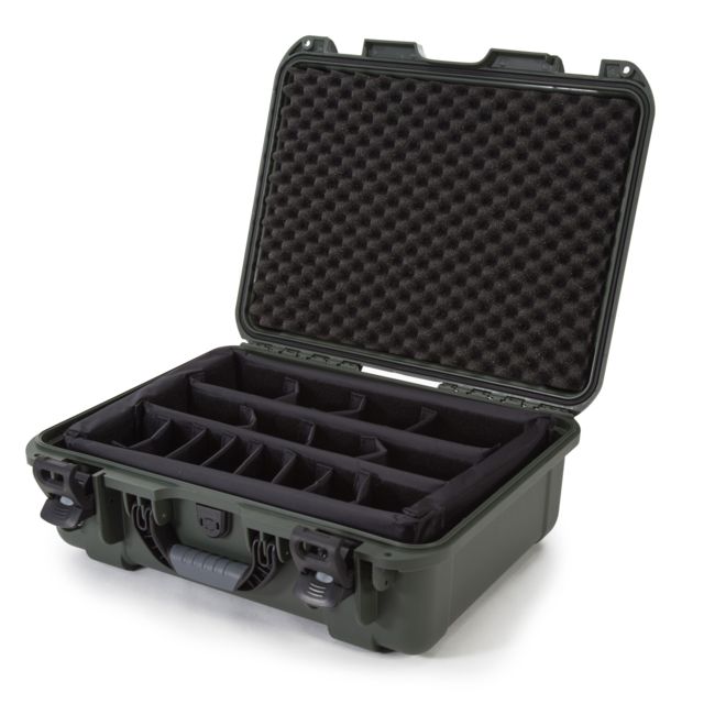 Nanuk 930 Protective Case w/Padded Divider Olive Medium - Nanuk