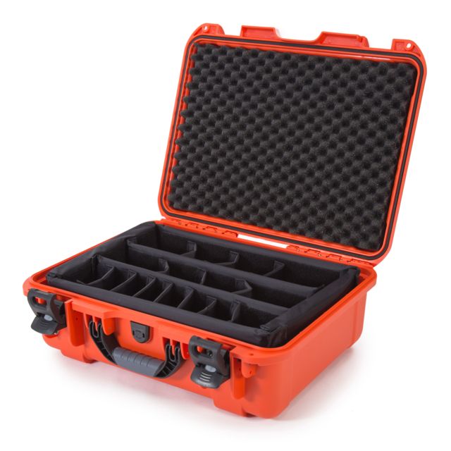 Nanuk 930 Protective Case w/Padded Divider Orange Medium - Nanuk