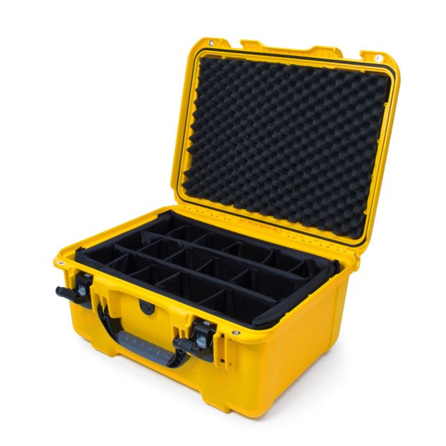 Nanuk 933 Protective Case w/Padded Divider Yellow Medium - Nanuk