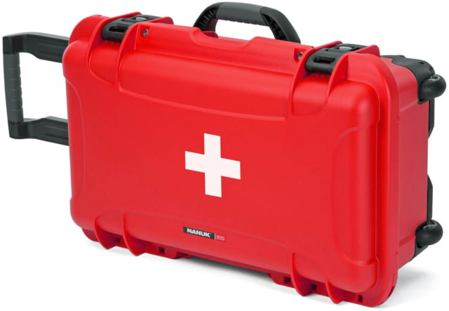 Nanuk 935 Empty First Aid Logo Case Red Large - NANUK