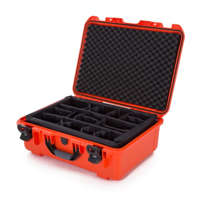 Nanuk 940 Protective Case w/Padded Divider Orange Large - Nanuk