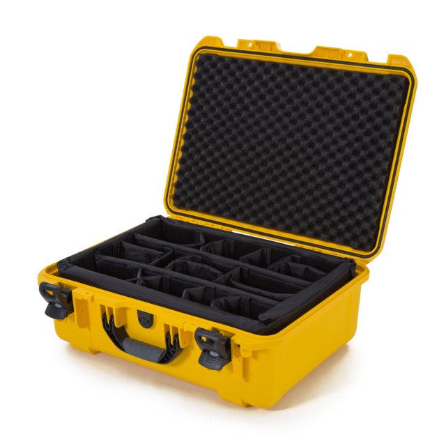 Nanuk 940 Protective Case w/Padded Divider Yellow Large - Nanuk