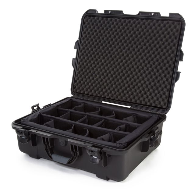 Nanuk 945 Protective Case w/Padded Divider Black Large - Nanuk