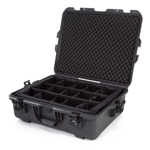 Nanuk 945 Case w/padded divider - Graphite - NANUK