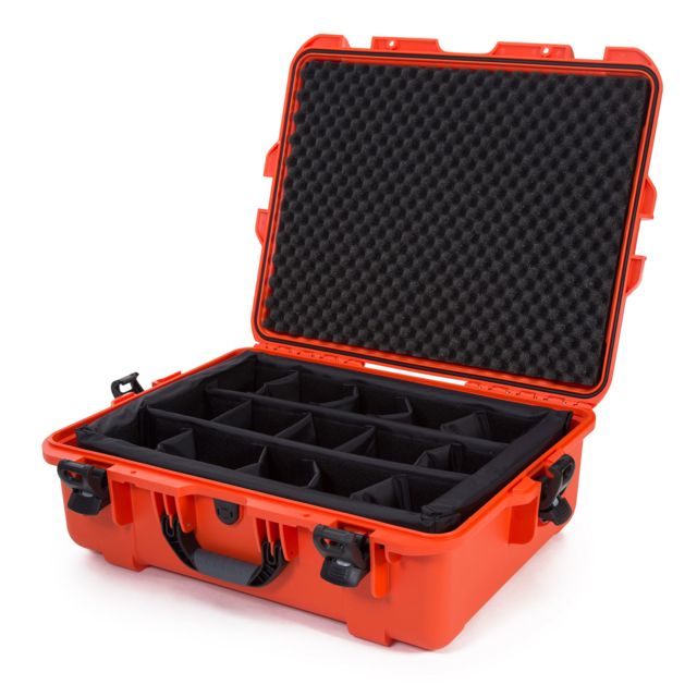 Nanuk 945 Protective Case w/Padded Divider Orange Large - Nanuk