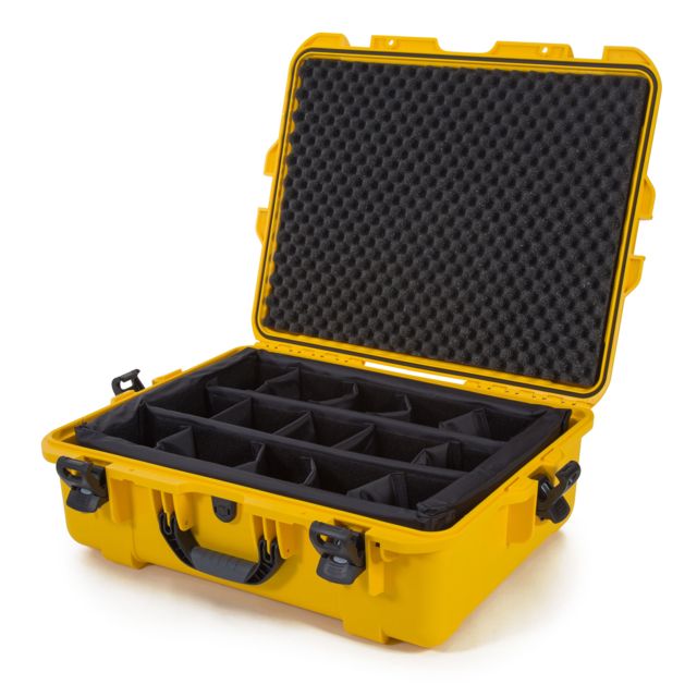 Nanuk 945 Protective Case w/Padded Divider Yellow Large - Nanuk