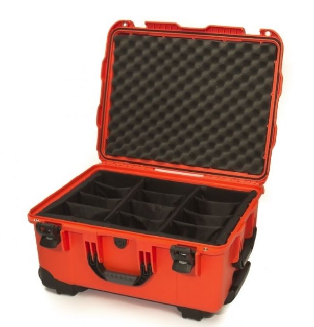 Nanuk 950 Protective Case w/Padded Divider Orange Large - Nanuk