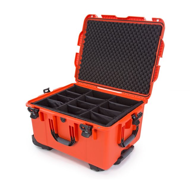 Nanuk 960 Protective Case w/Padded Divider Orange Large - Nanuk