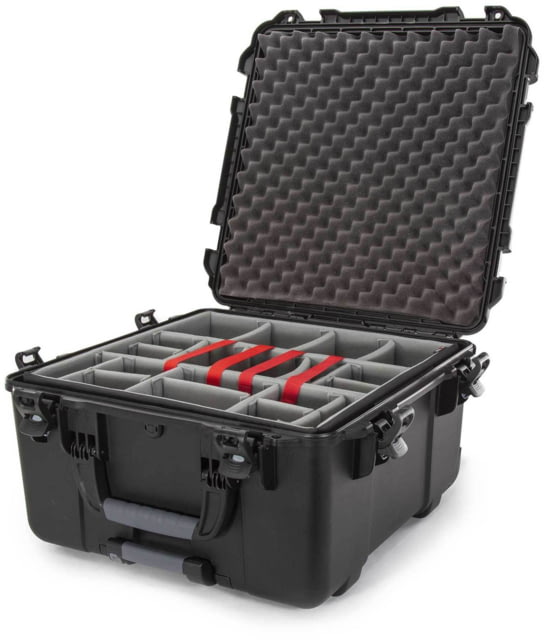 Nanuk 968 Protective Case w/Padded Divider Black Large - Nanuk