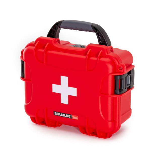 Nanuk Case 904 w/First Aid Logo Red Small - Nanuk