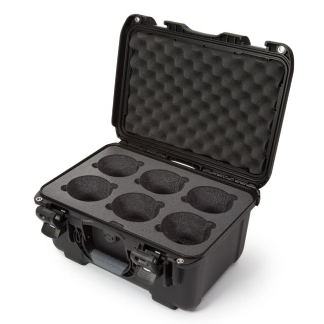 Nanuk 918 6 Lens Case w/ Foam Black Medium - Nanuk