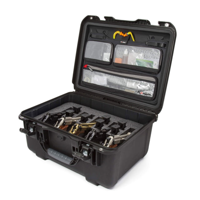 Nanuk 933 5 UP Gun Case w/ Lid Organizer Black Medium - Nanuk