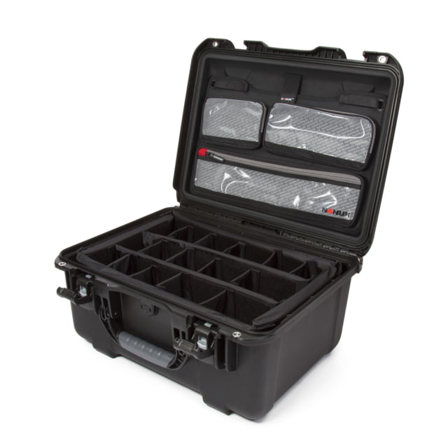 Nanuk 933 Pro Photo Camera Case Kit w/Lid Organizer / Padded Divider Black Medium - Nanuk