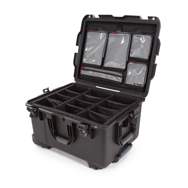 Nanuk 960 Pro Photo Camera Case Kit w/Lid Organizer / Padded Divider Black Large - Nanuk