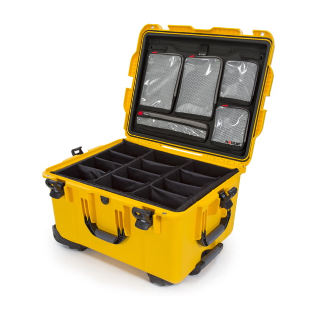 Nanuk 960 Pro Photo Camera Case Kit w/Lid Organizer / Padded Divider Yellow Large - Nanuk