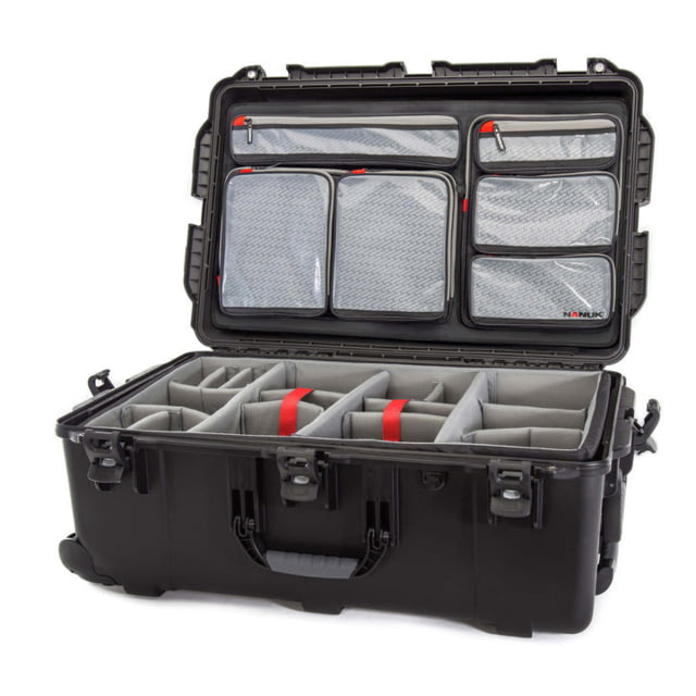 Nanuk 963 Pro Photo Camera Case Kit w/Lid Organizer / Padded Divider Black Large - Nanuk