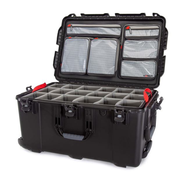 Nanuk 965 Pro Photo Camera Case Kit w/Lid Organizer / Padded Divider Black Large - Nanuk