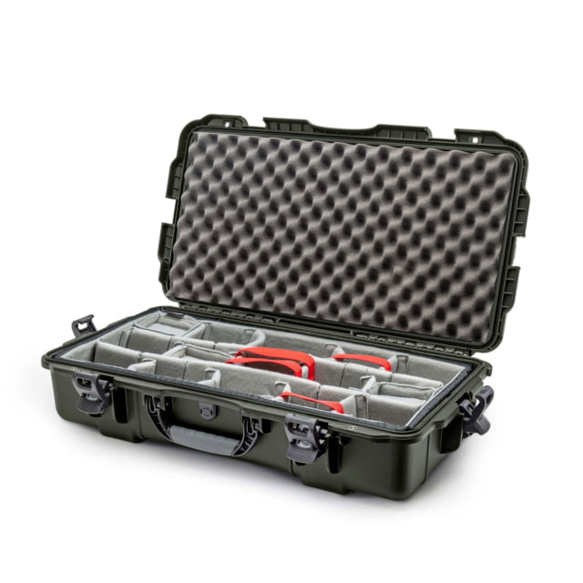 Nanuk 980 Case w/Padded Divider Olive Medium - Nanuk